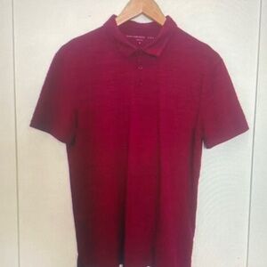 John Varvatos Rich Red Polo Shirt